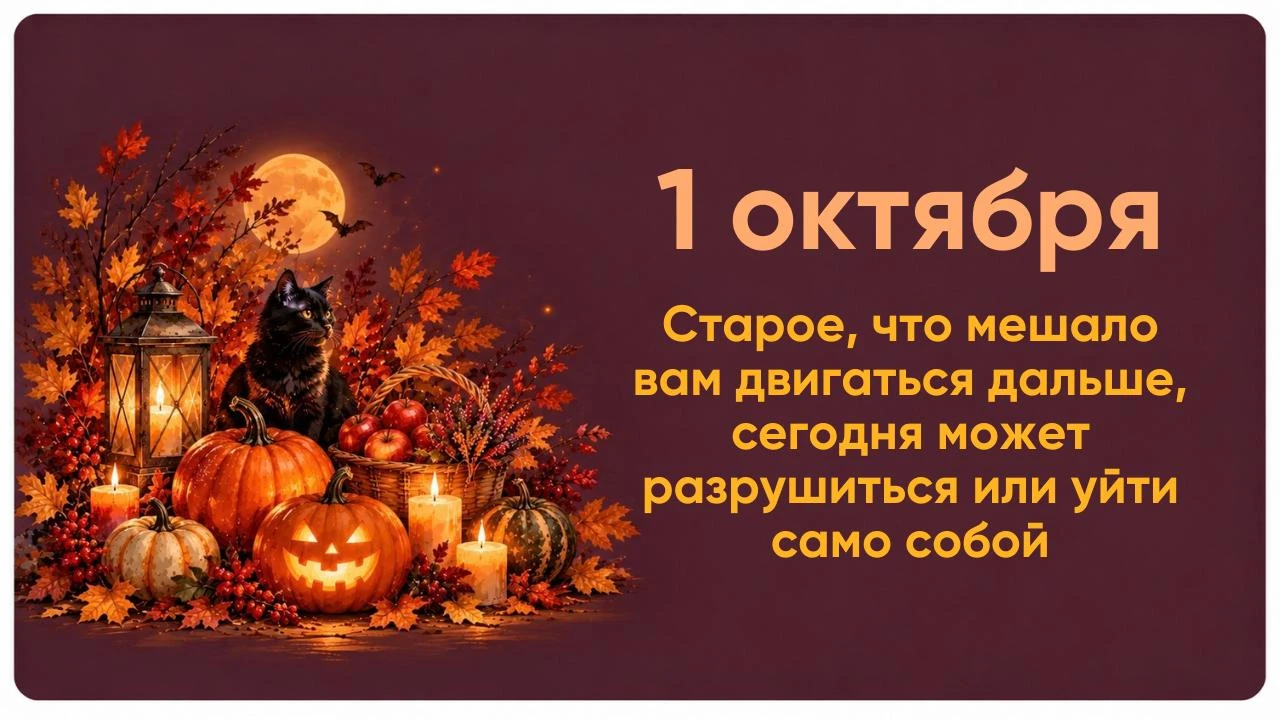 СОВЕТ ДНЯ ➡️ 1 ОКТЯБРЯ
