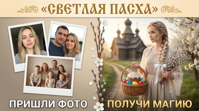 ☦️  Светлая Пасха — 12 апреля