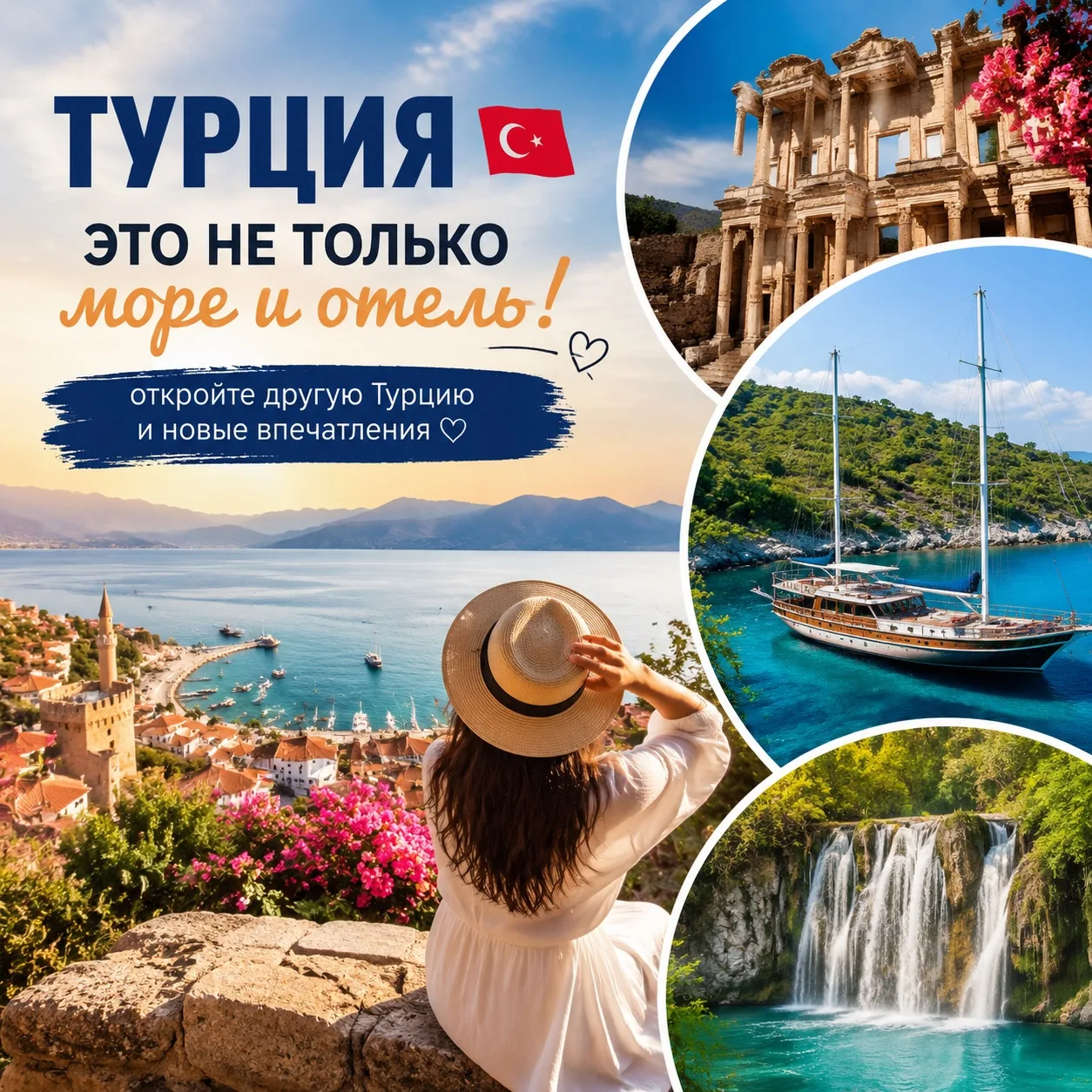 7 дней у моря — и кажется, что Турция уже знакома? А вот и нет 😏🇹🇷