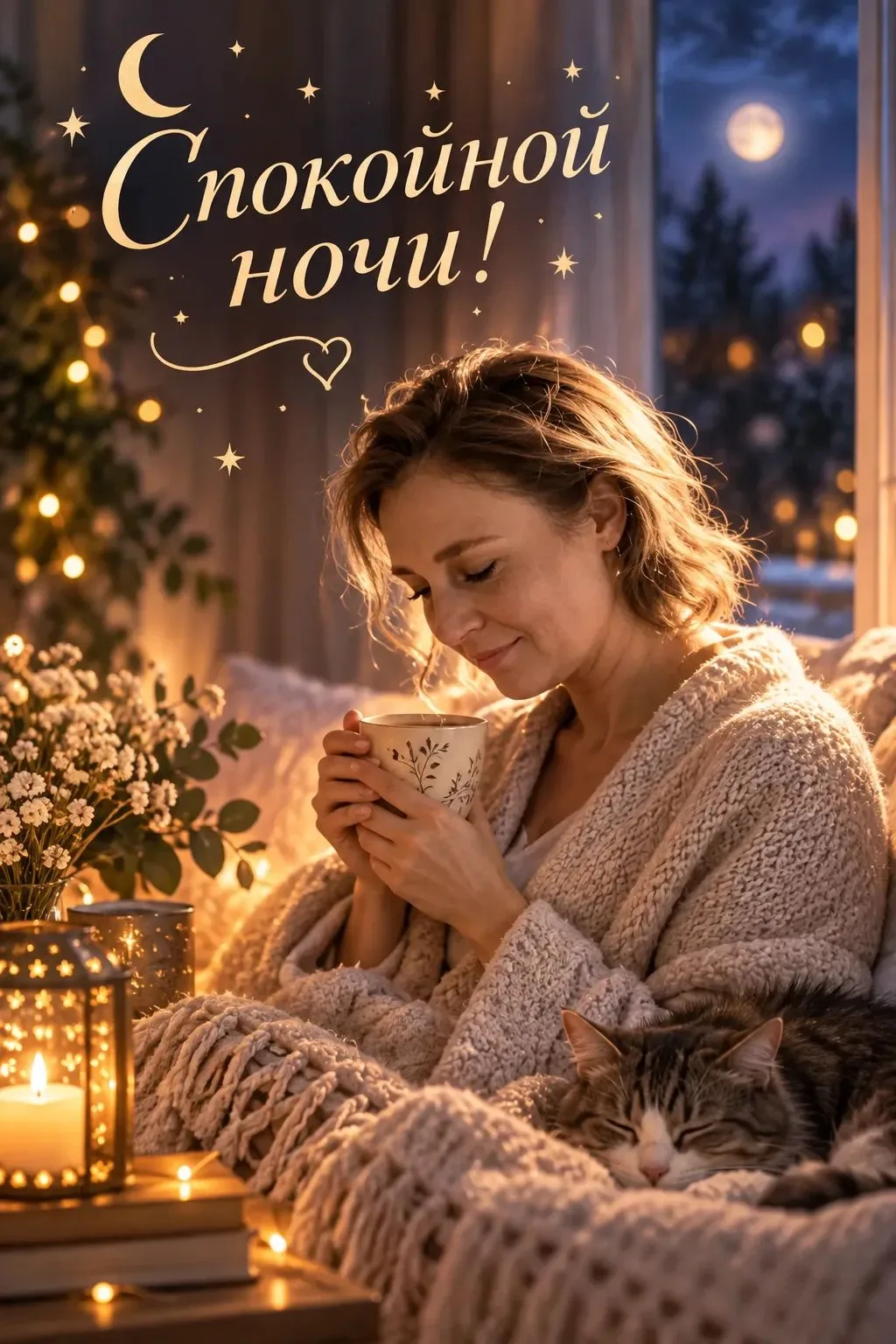 Спокойной ночи, дорогие мои! 🌙Пусть сон будет крепким и сладким, а утро — добрым и лёг...