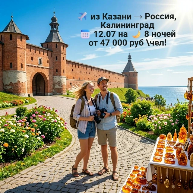 ✈ из Казани → Россия, Калининград