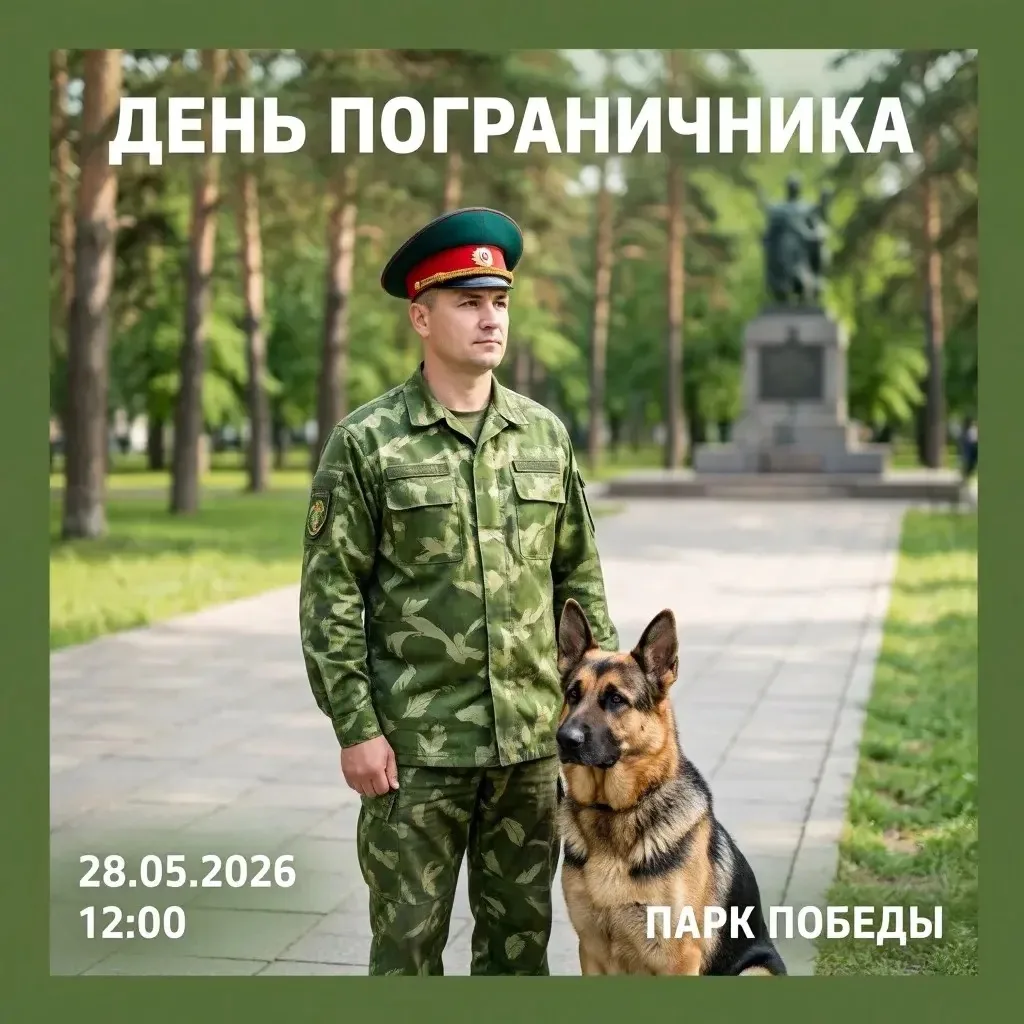 🇷🇺Уважаемые жители и гости города, приглашаем вас на митинг, посвященный Дню погранич...