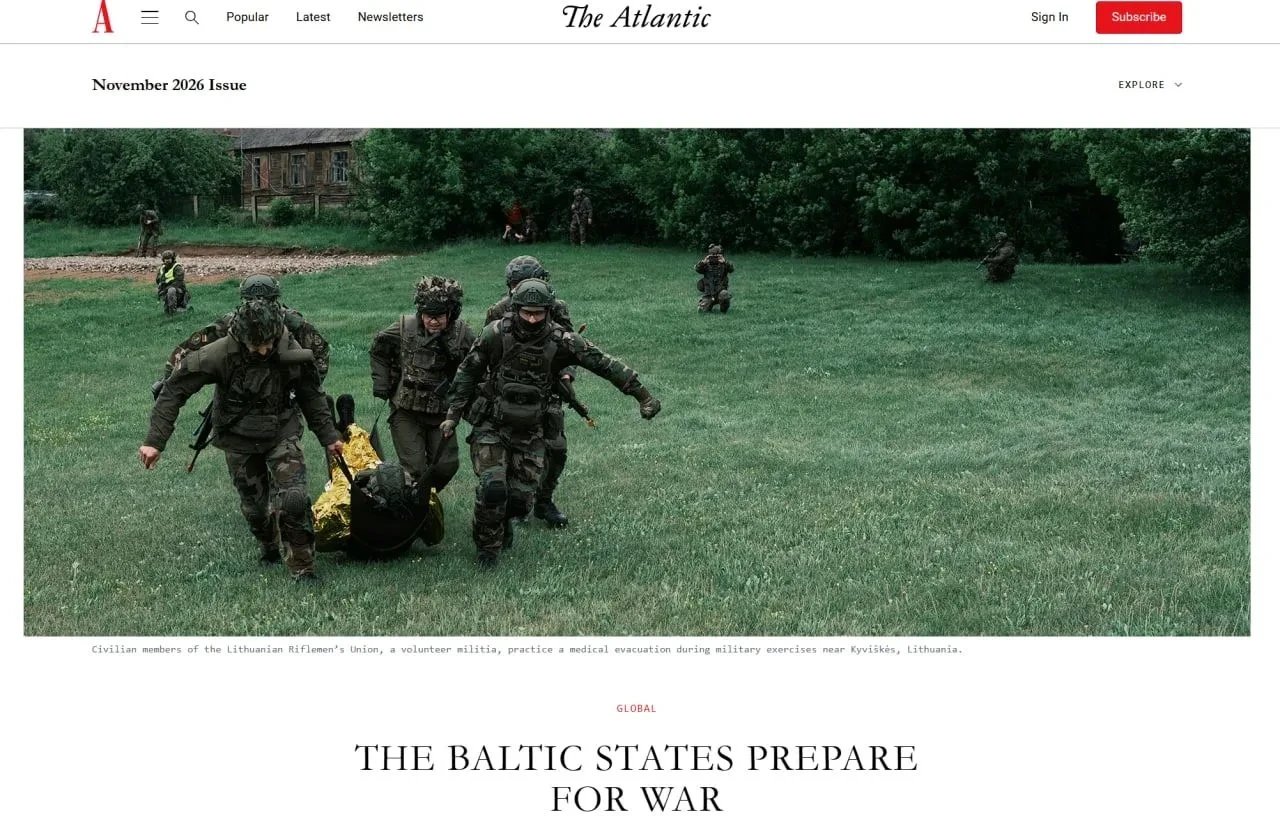 Страны Балтии готовятся к войне с Россией без помощи США — The Atlantic