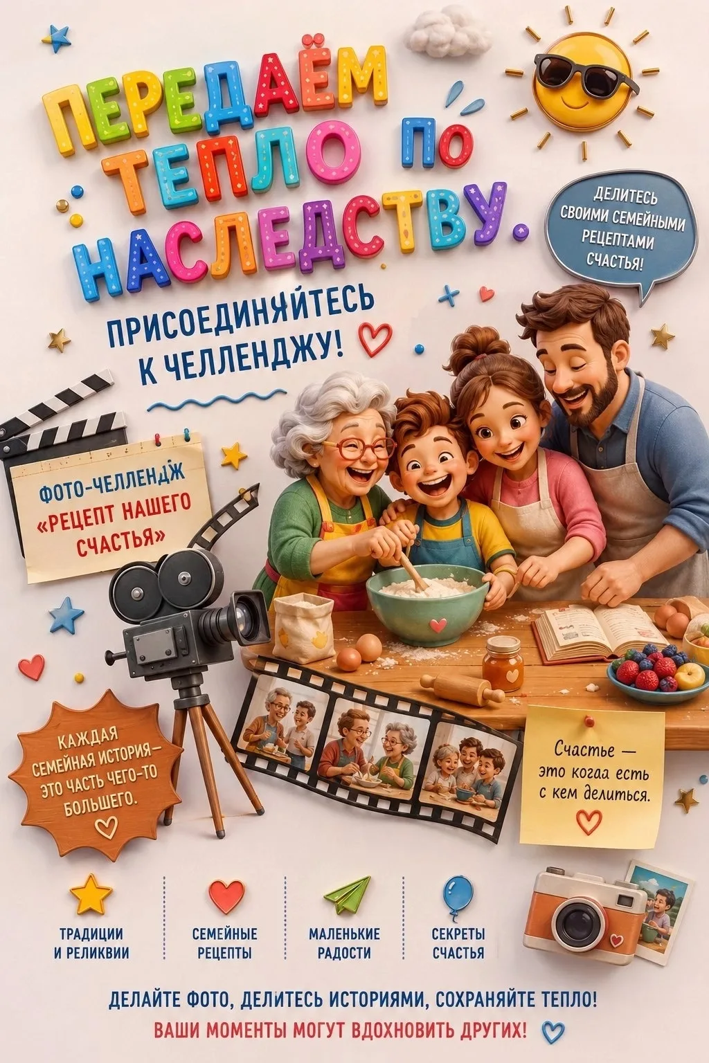 ☀️Передаём тепло по наследству. Присоединяйтесь к челленджу!

В каждой семье есть свой маленький сек