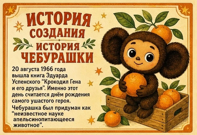 С ДНЁМ РОЖДЕНИЯ, ЧЕБУРАШКА!