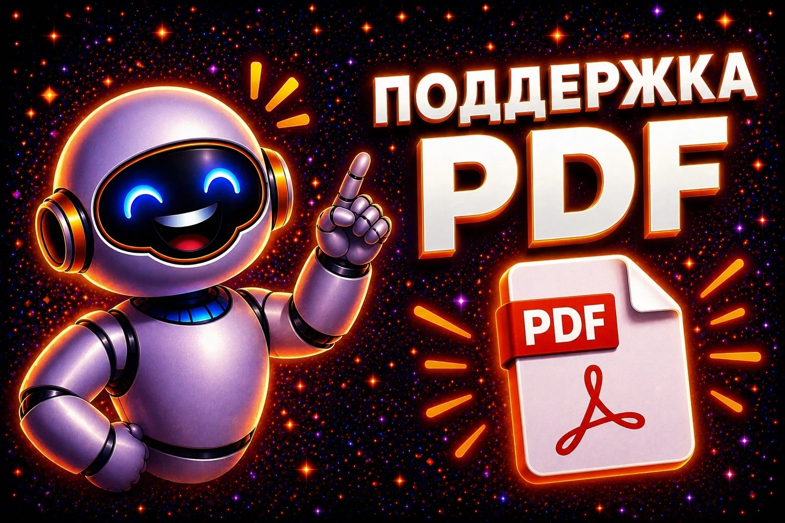 📄 Поддержка PDF теперь доступна в PRO  Добавили возможность отправлять PDF-файлы в комментариях.  🔥 
