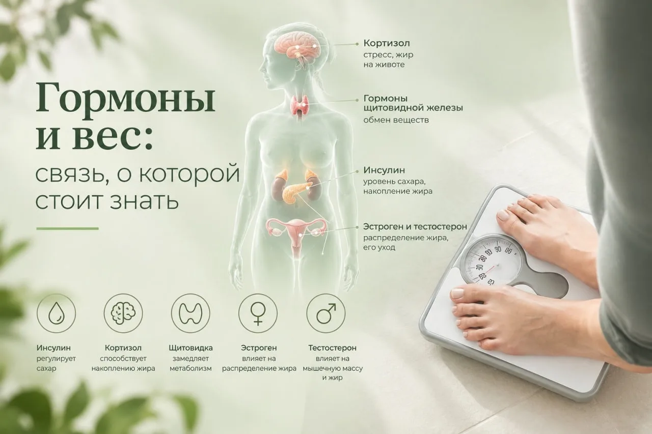 Гормоны и вес связаны сильнее, чем вы думаете