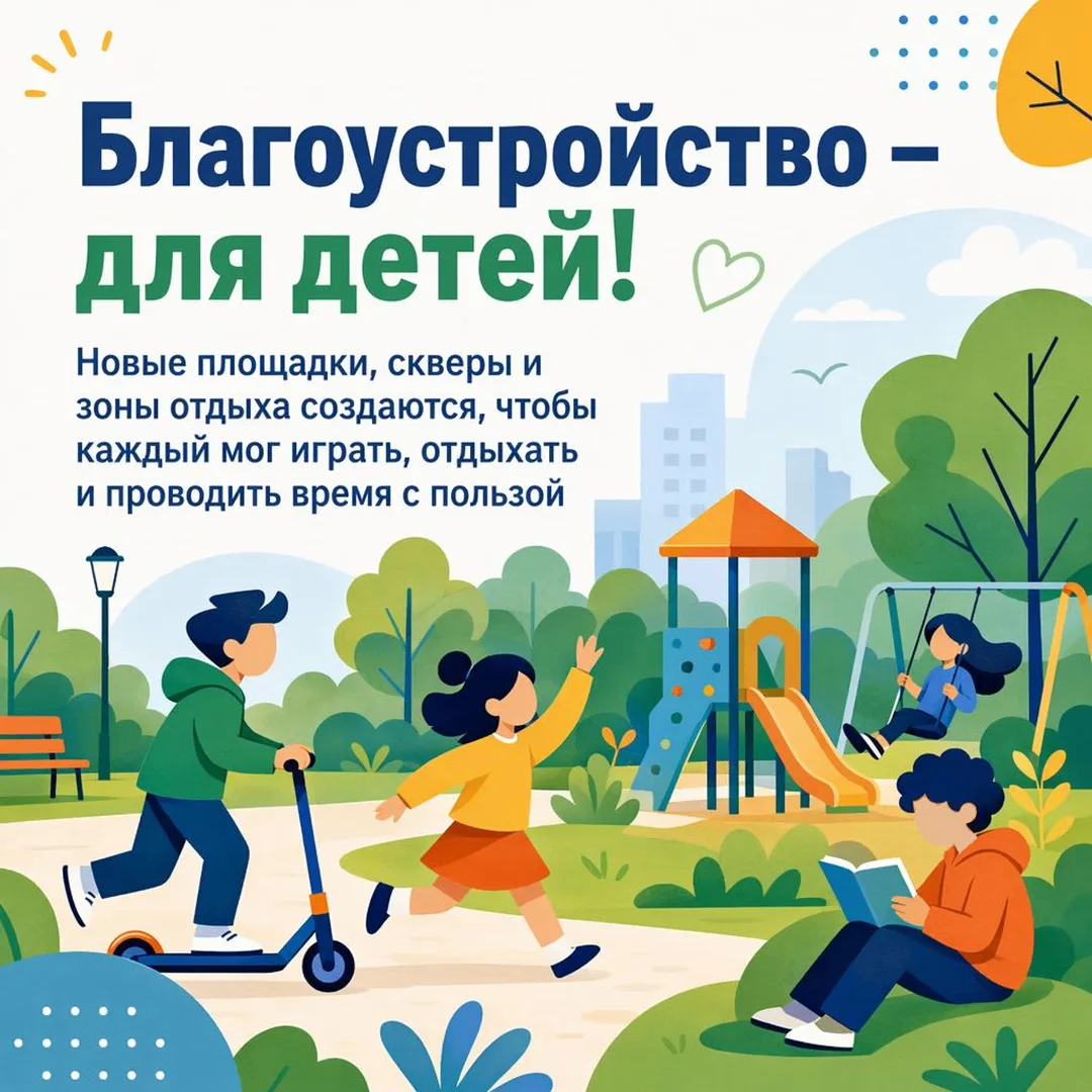 Лето – время активного благоустройства. Во дворах, парках, на территориях школ и общественных простр