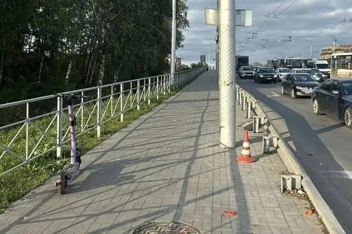 В Рязани произошло ДТП с участием электросамоката. 29 сентября около 15:20 у дома № 49 ...