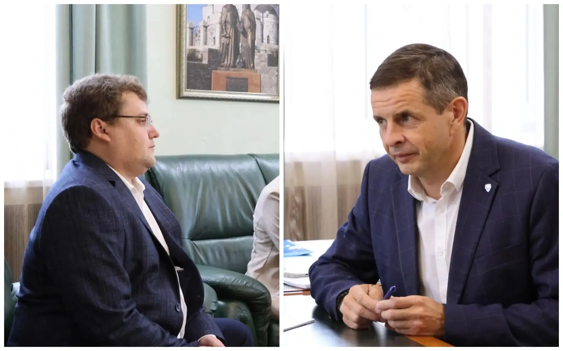 📸 Фото дня. Алексей Лемин согласовал назначение Романа Виноградова новым директором аб...
