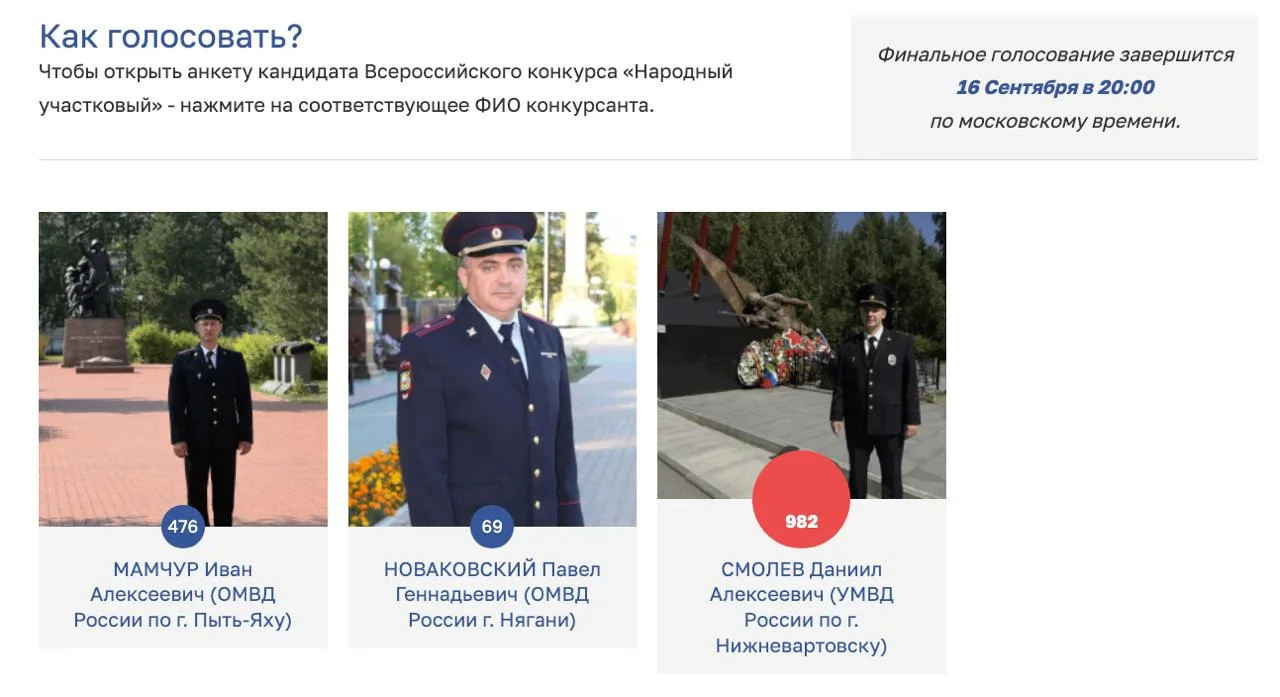 Наш полицейский может стать лучшим в Югре. Даниил Смолев лидирует в голосовании за зван...