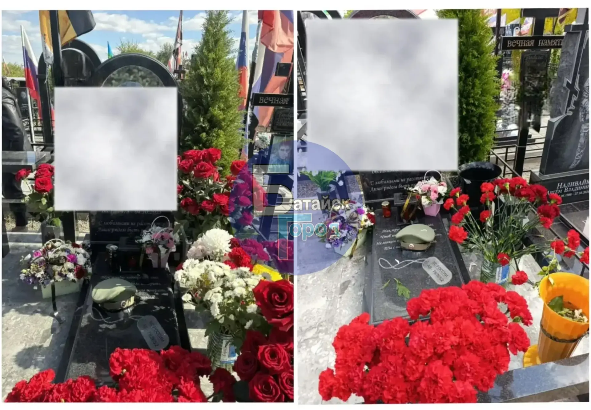 С могилы погибшего участника СВО пропали цветы, принесенные в годовщину его гибели