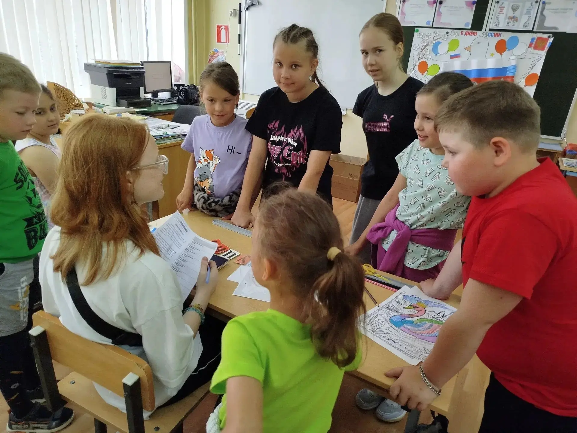 🇷🇺 Совсем недавно в нашем пришкольном лагере «Искорка» при МОУ «Оршинская СОШ» произошло нечто осо