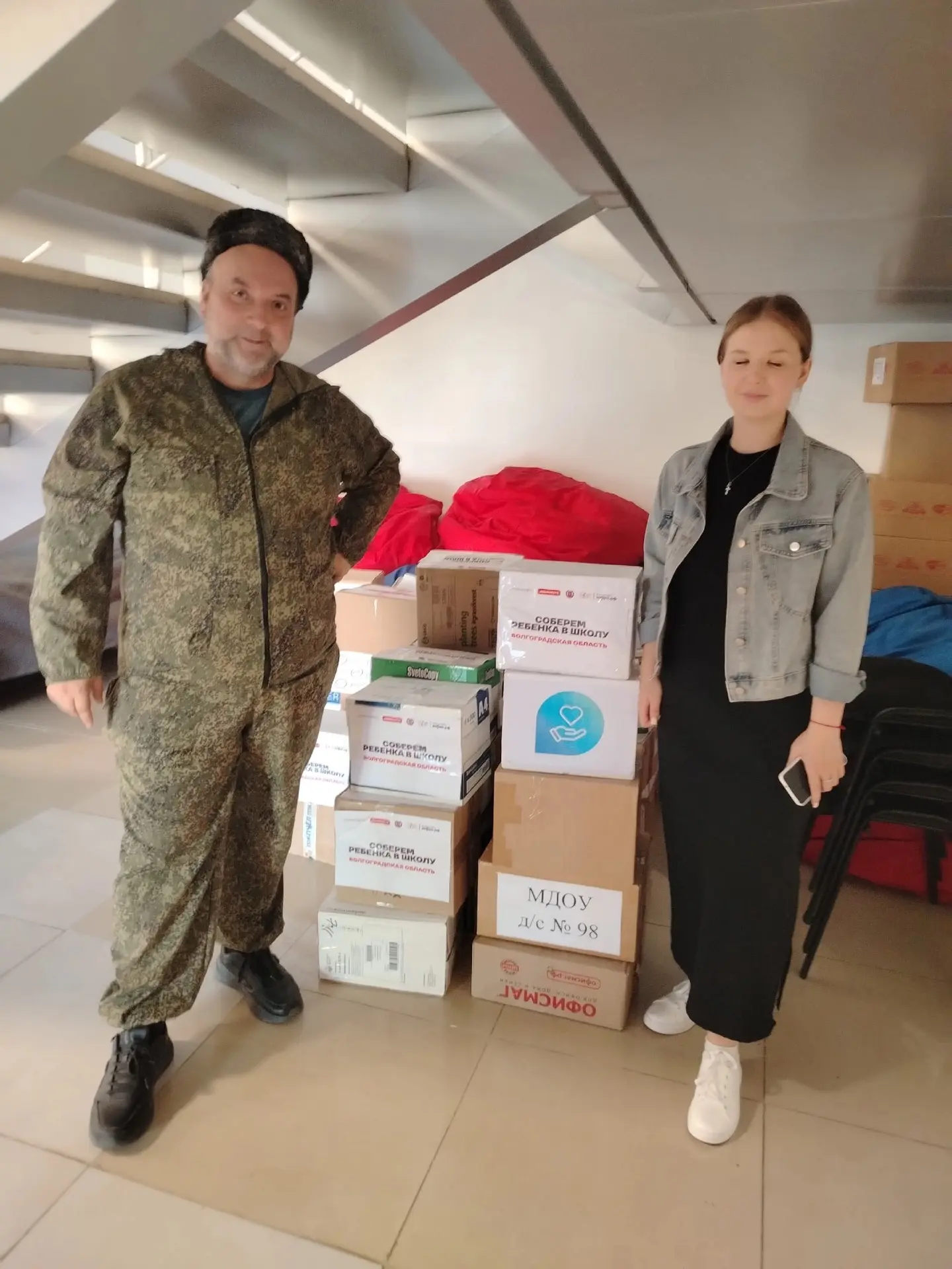 Гуманитарная помощь доставлена в Луганск!