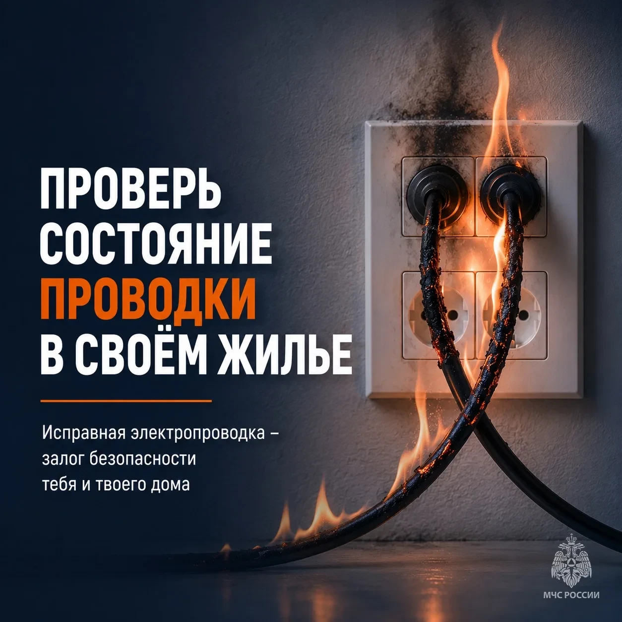 Какой хозяин – такая и безопасность

Не откладывай замену поврежденной проводки и неисправных электр