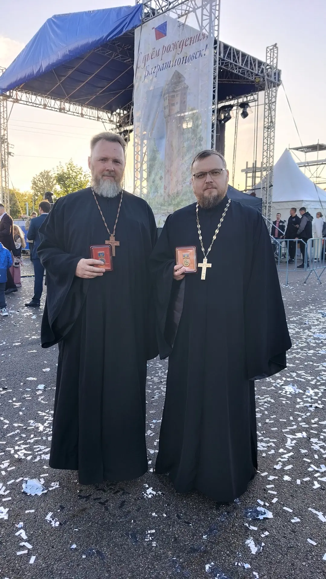В день города Багратионовска настоятелю храма святых мучеников Бориса и Глеба пос. Ново...