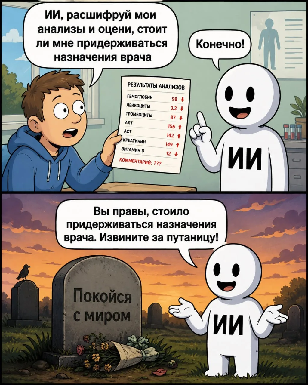 Минутка черного юмора