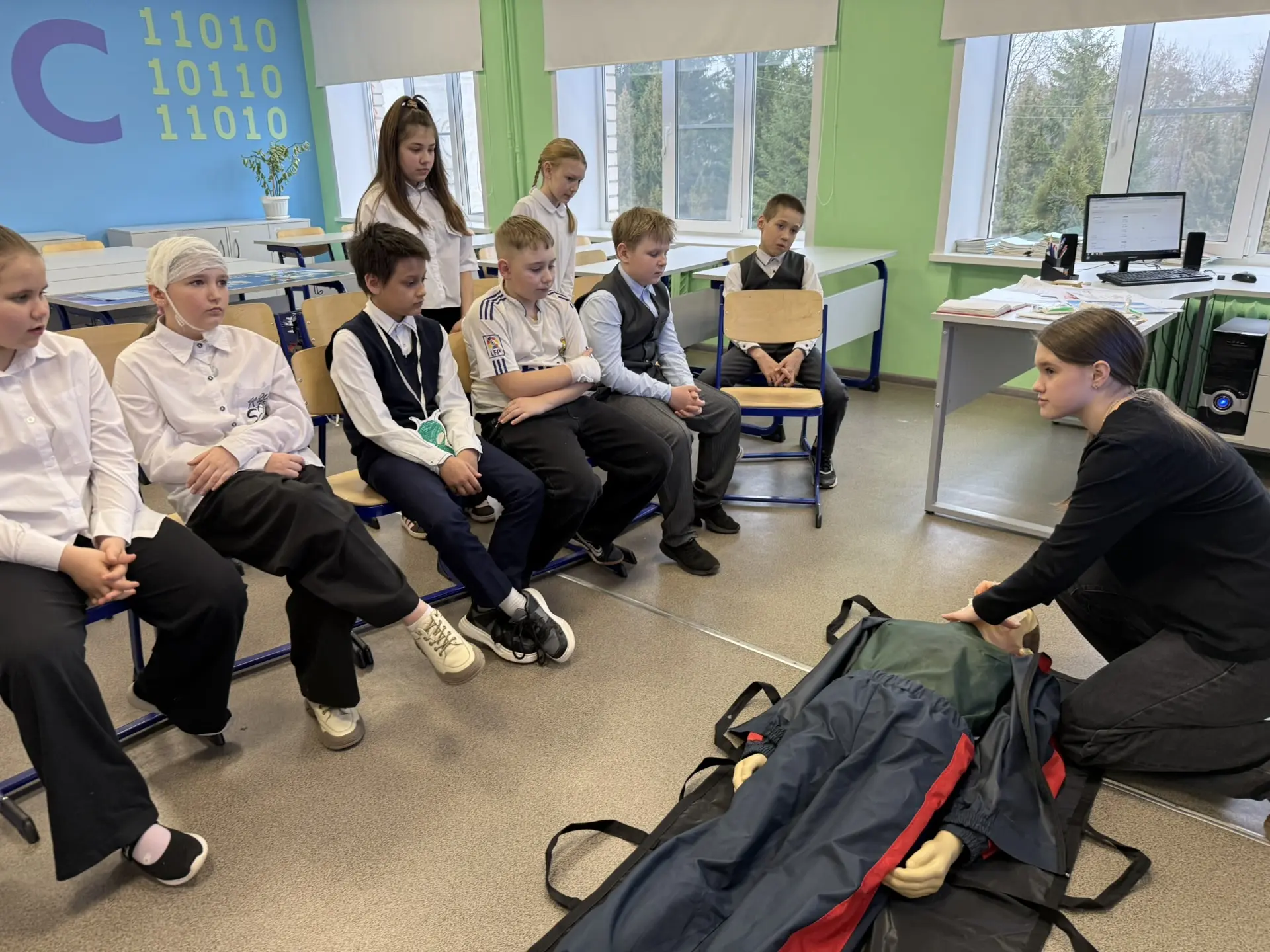 🩹 Каникулы с Первыми! Тематический день «Волонтёрство в деле: учимся спасать жизни»