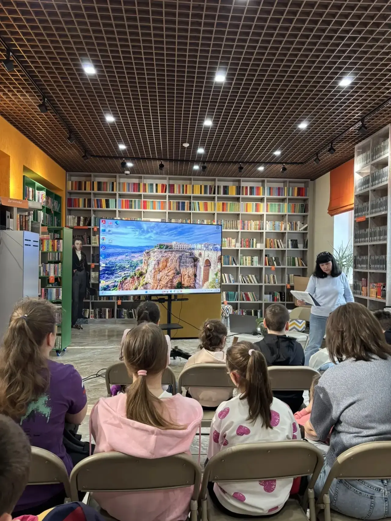 📚🏸01 июня отделение "бадминтон" посетило мероприятие в библиотеке -филиале №8, посвященное Дню защ