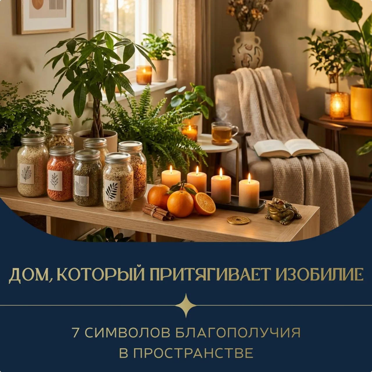 🏡✨ Дом, который притягивает изобилие. 7 символов благополучия в пространстве