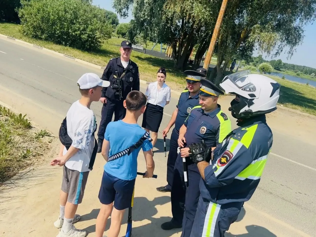 ✅ В городском округе Воскресенск сотрудники Госавтоинспекции совместно с сотрудниками ОУУПиПДН, патр
