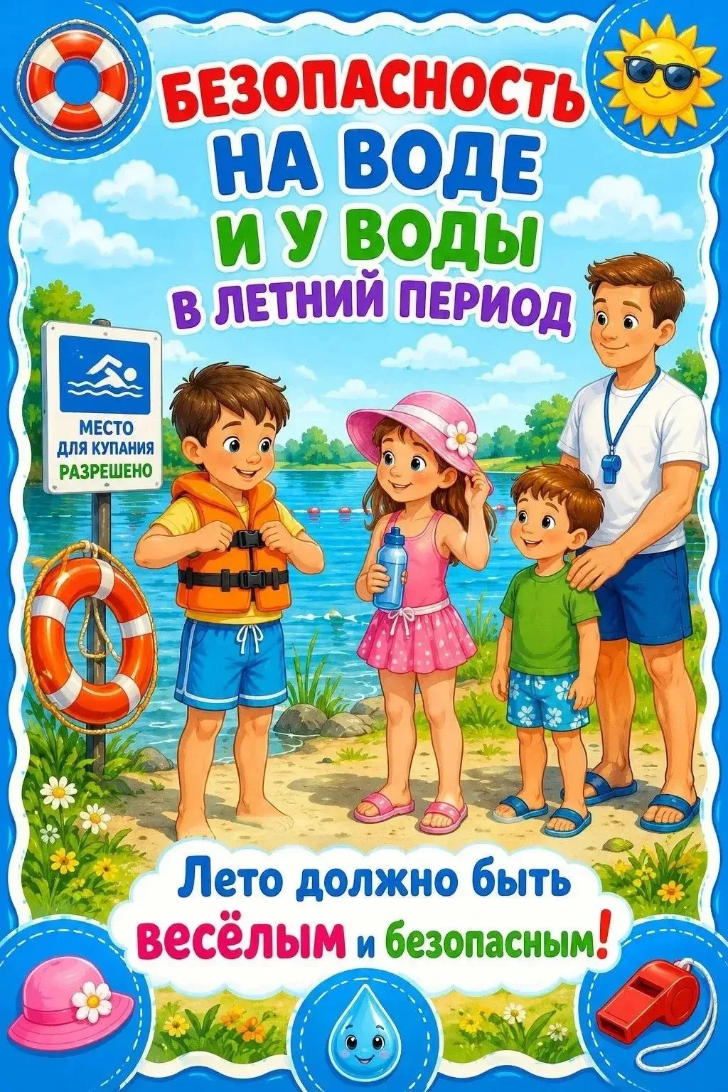 Уважаемые родители! Бабушки и дедушки! Помните! Только неукоснительное соблюдение мер б...