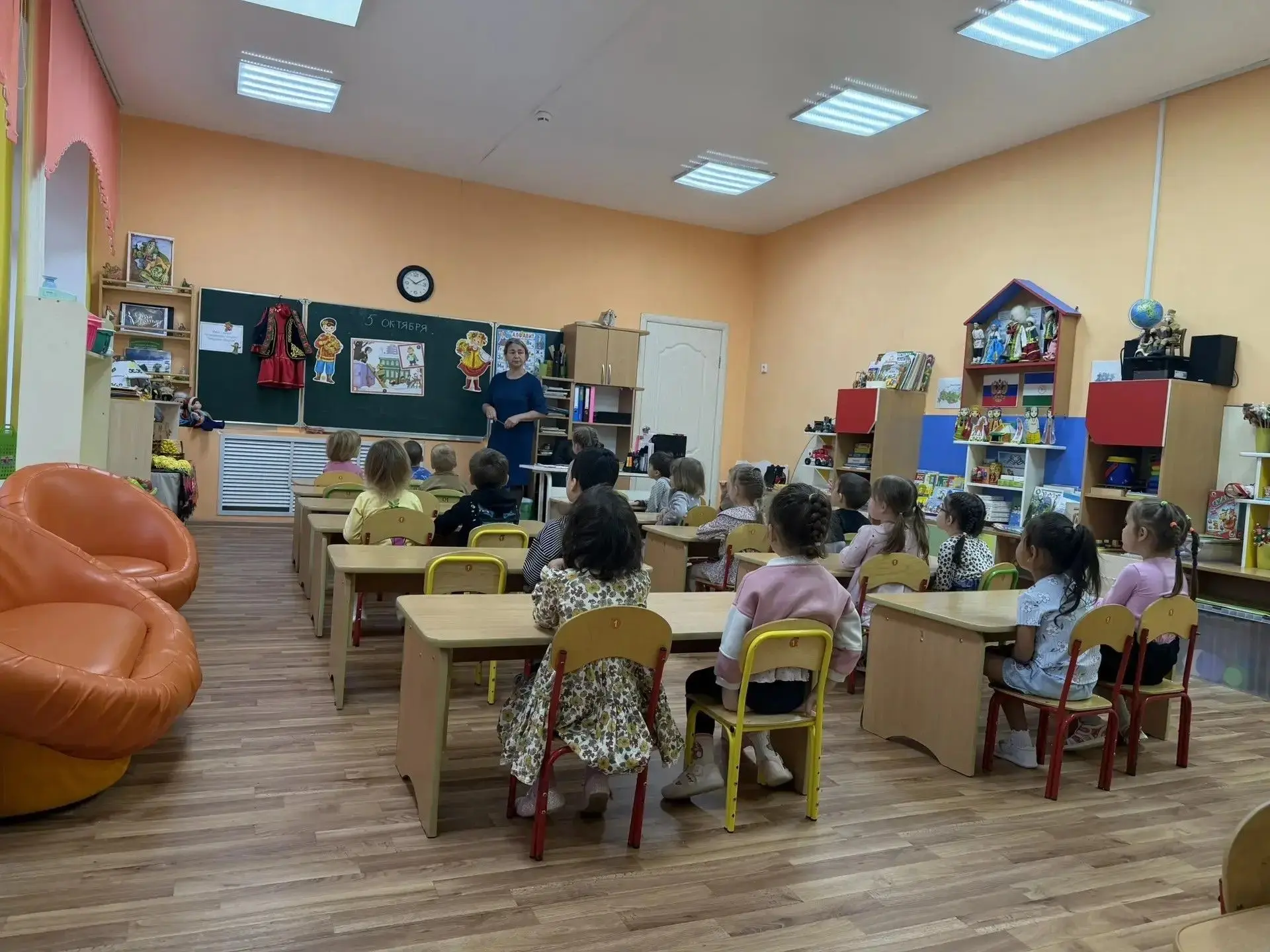 В рамках реализации плана по федеральному проекту "Добрые игры" в средней группе "Радуг...