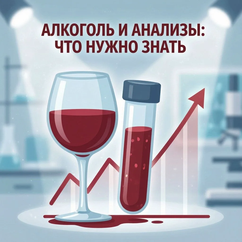 🧪 Алкоголь и анализы: что нужно знать