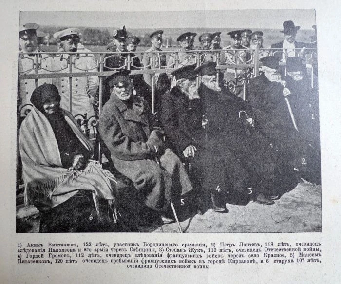 Празднование столетия войны 1812 г. Последние свидетели.