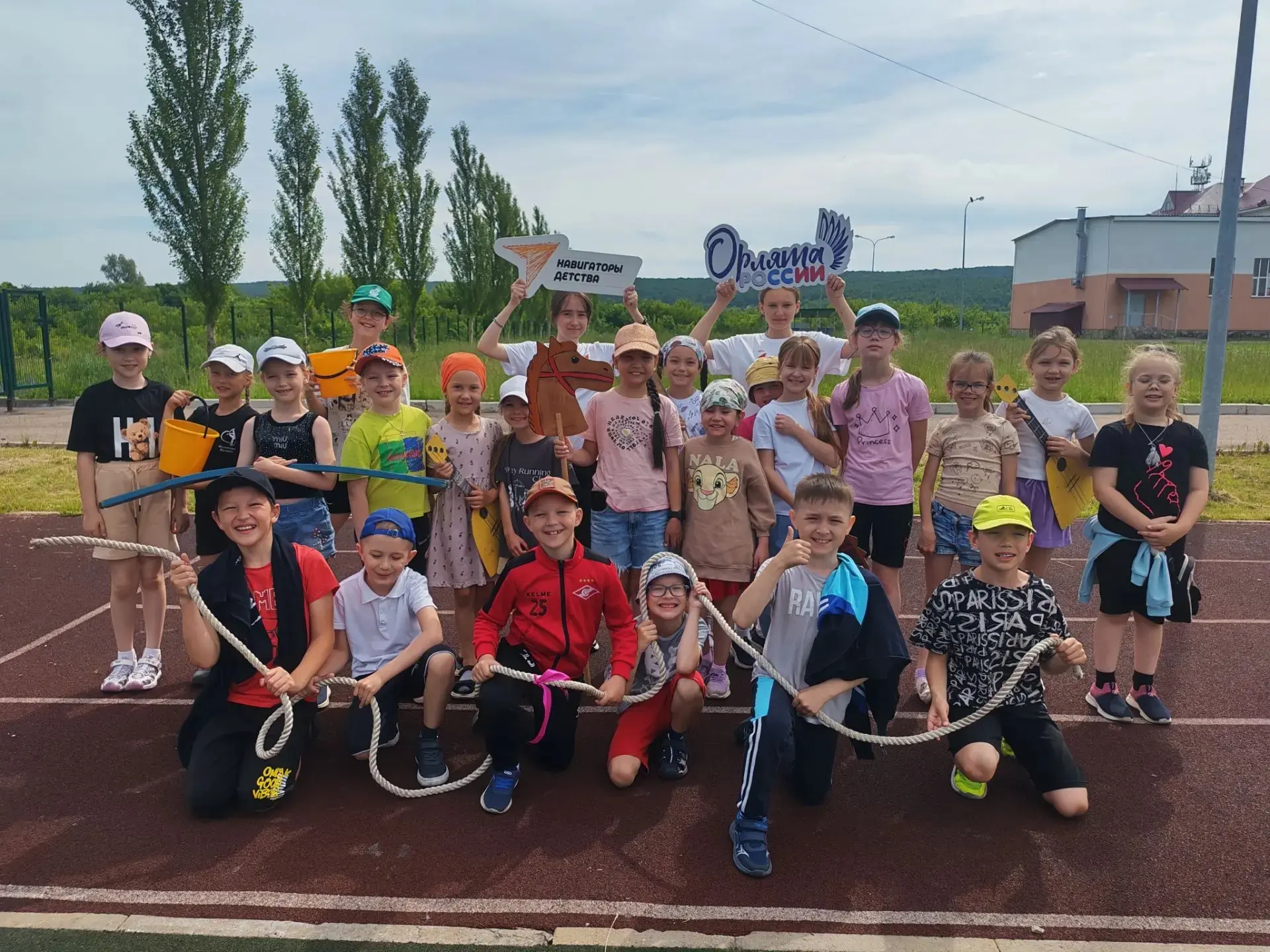 Малый Сабантуй 🏇🏃‍♀🏅
   Сегодня в летнем пришкольном лагере прошел спортивный праздник «Малый Саб