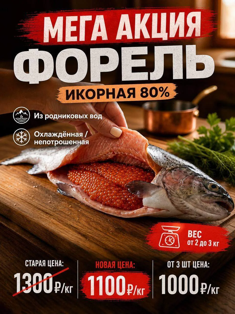 Горячий сбор заказов: морепродукты по оптовой цене 🤩