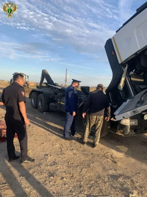 В Астрахани погиб водитель компании по утилизации мусора