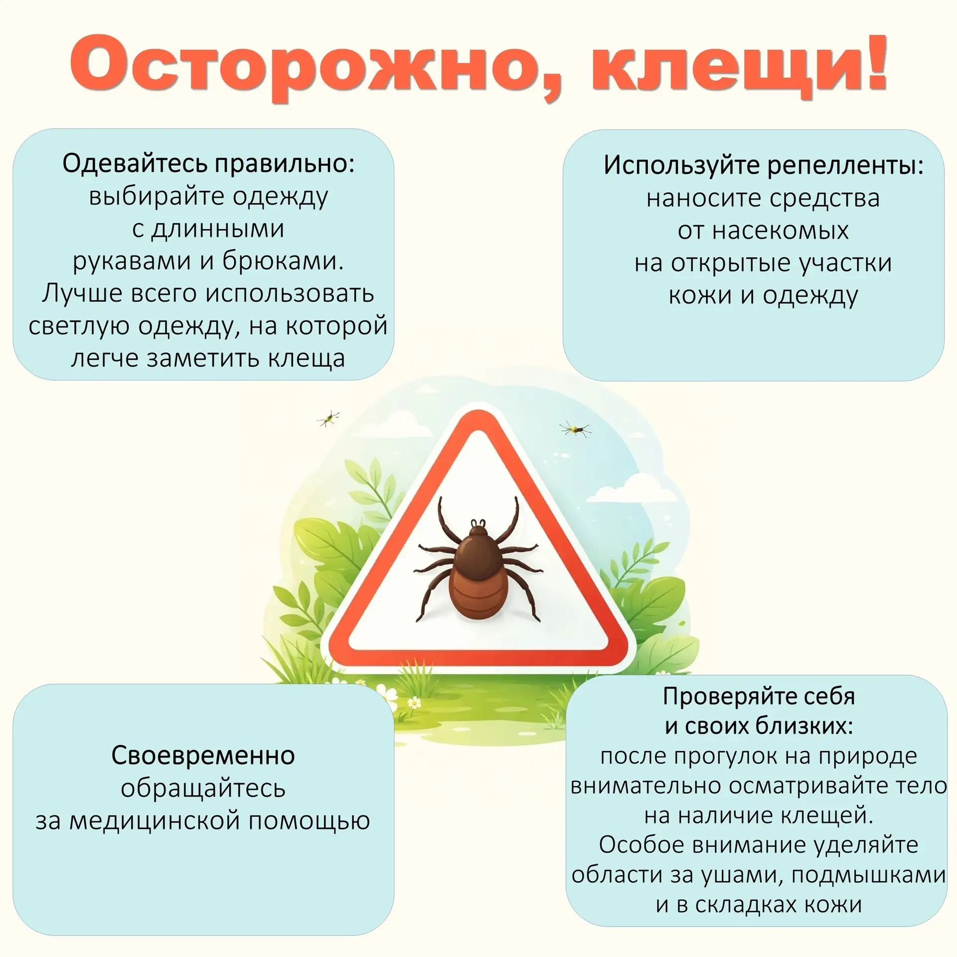 🦠 Клещи являются переносчиками различных инфекций, таких как болезнь Лайма, клещевой э...