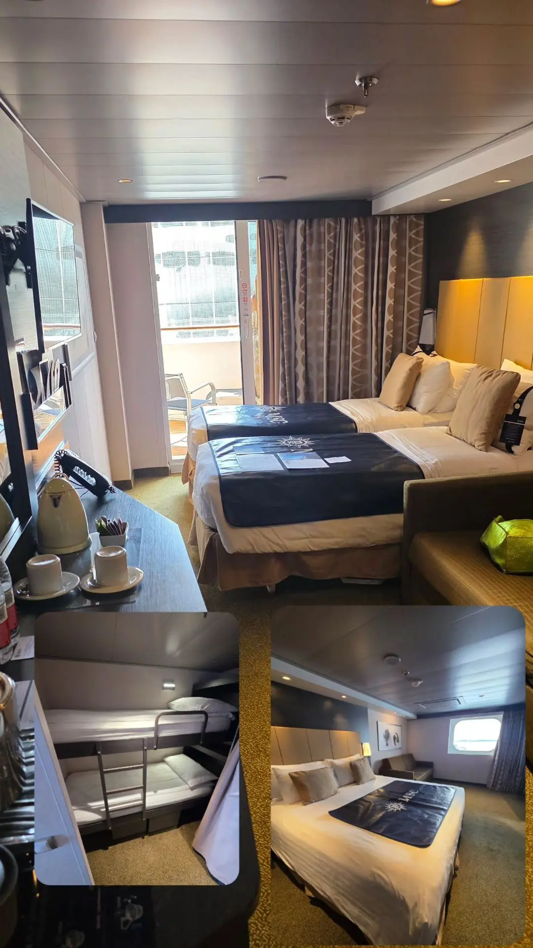 Посмотрим немного лайнер MSC BELLISSIMA