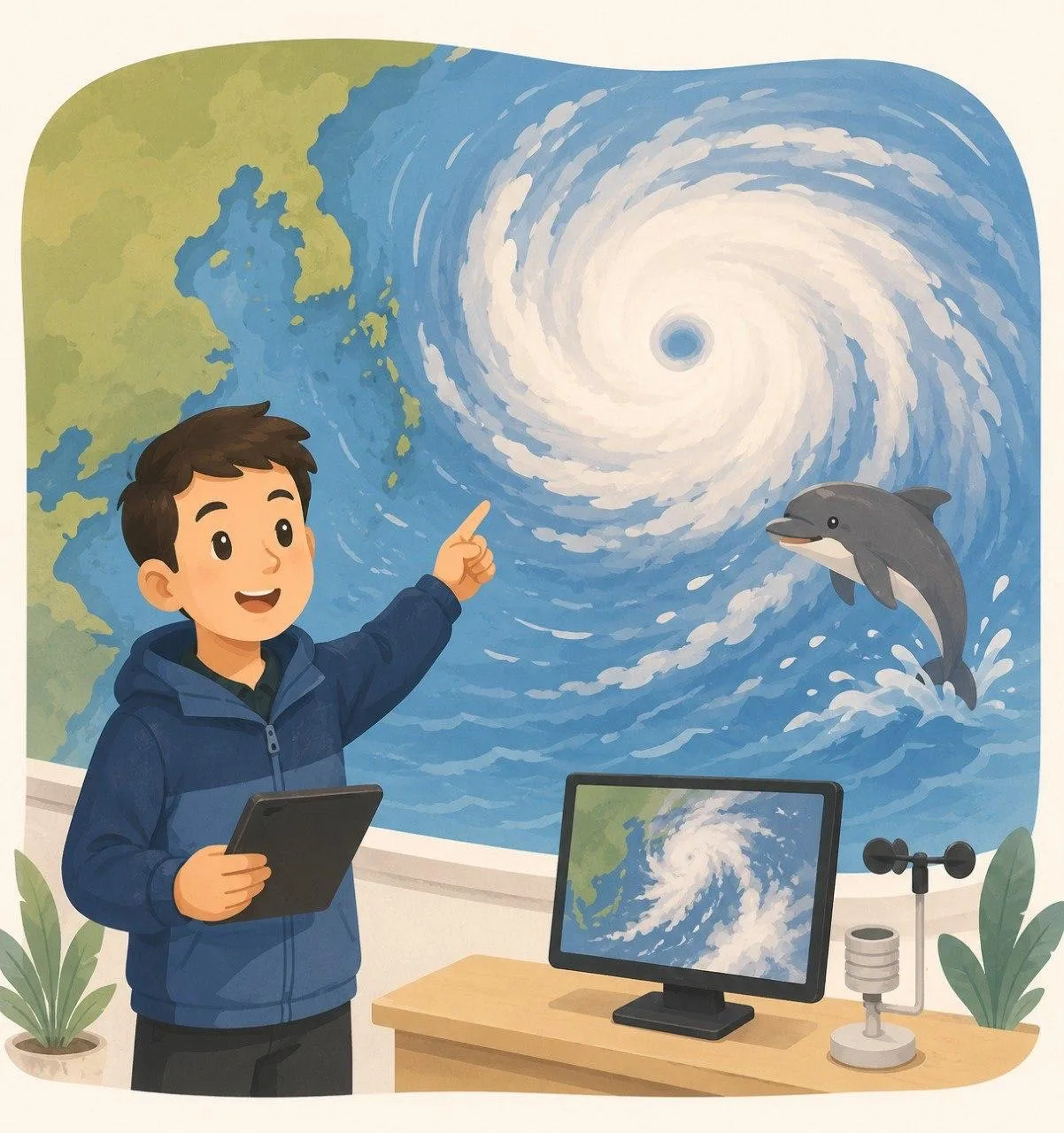 ⛈️ Дельфин-переросток. К нам летит новый тайфун?

В Тихом океане зародился мощный тайфун DOLPHIN. Се
