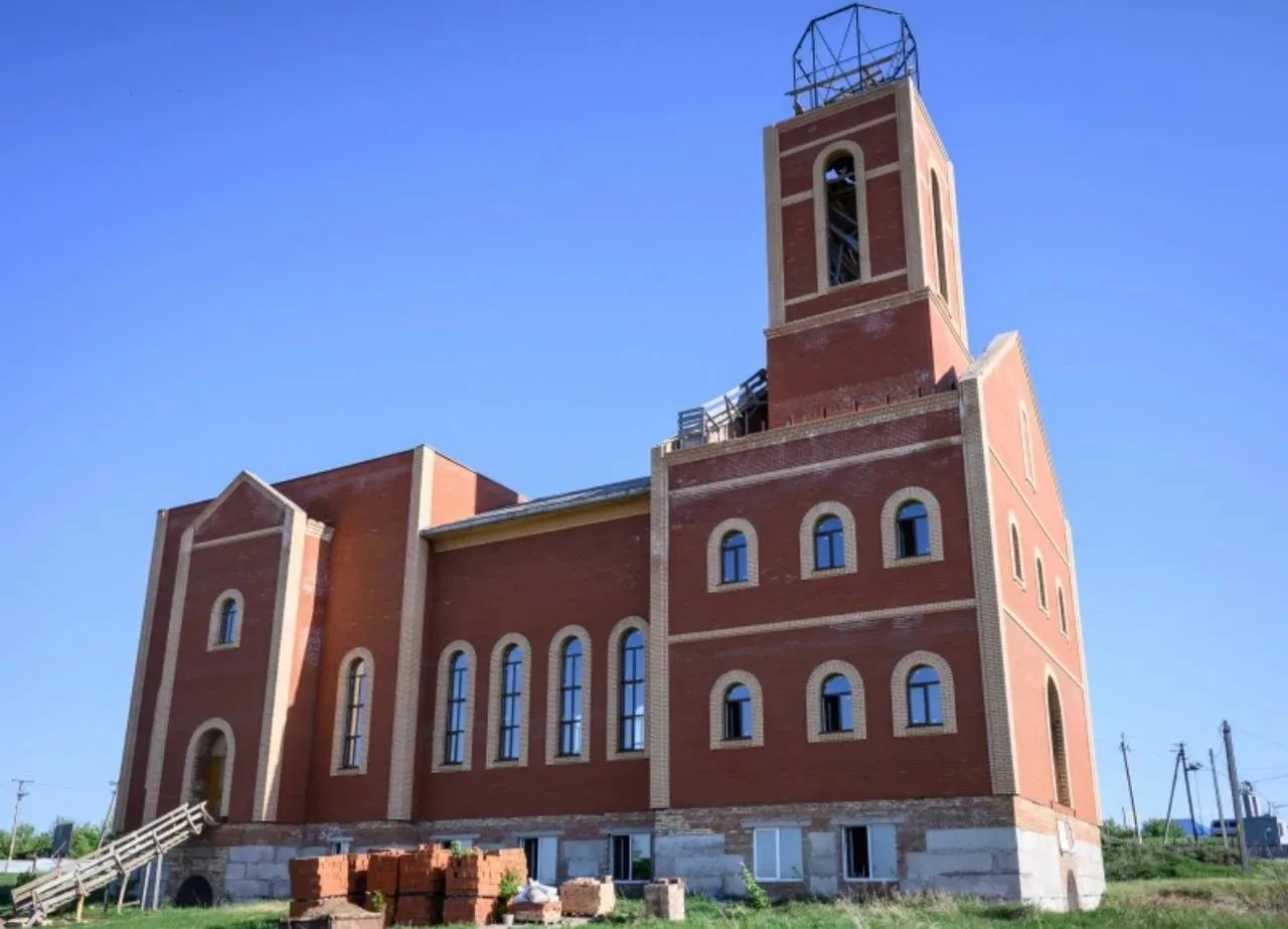 ⛪️ В Лениногорске продолжается строительство храма святителя Николая Чудотворца