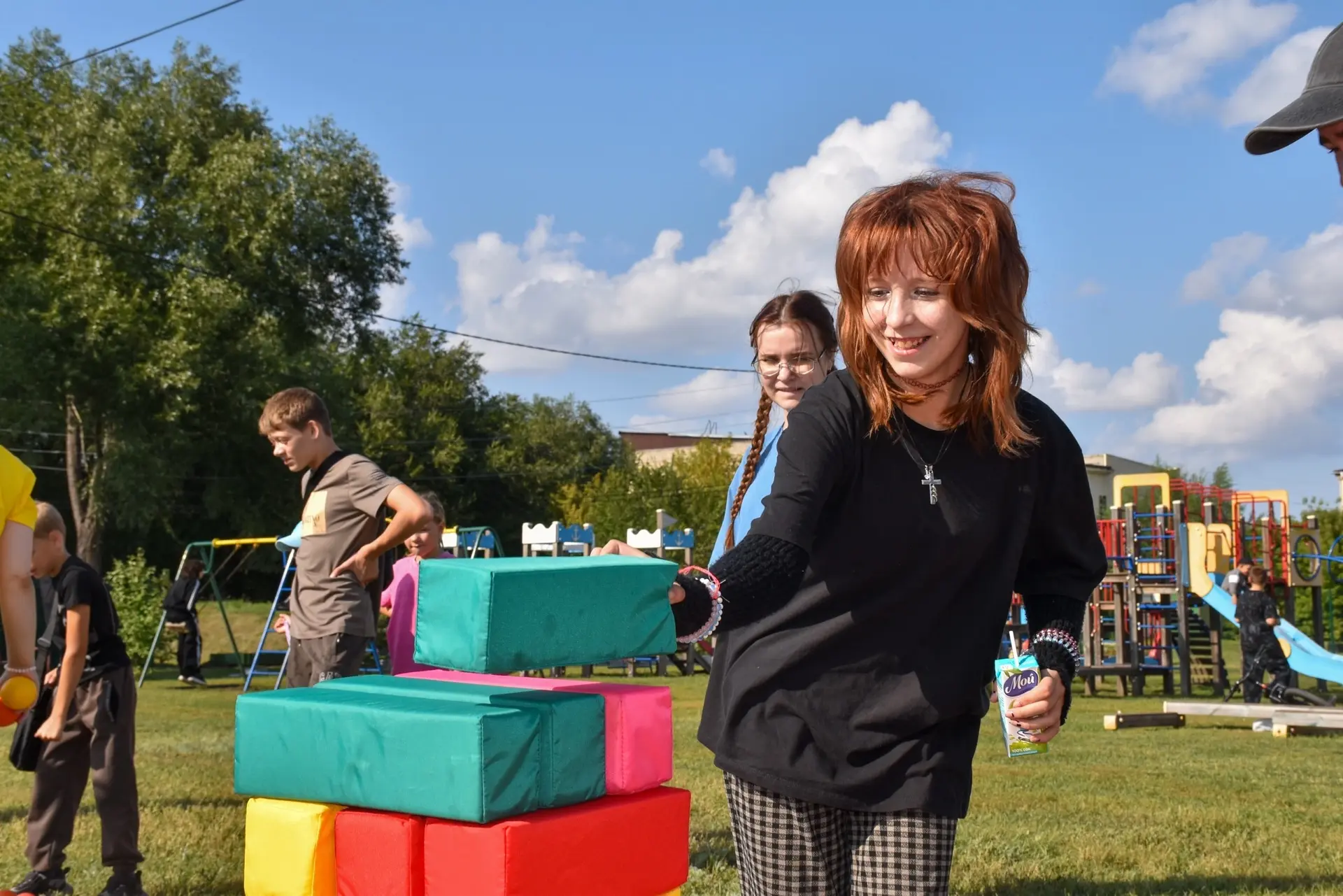День села в парке семейного отдыха