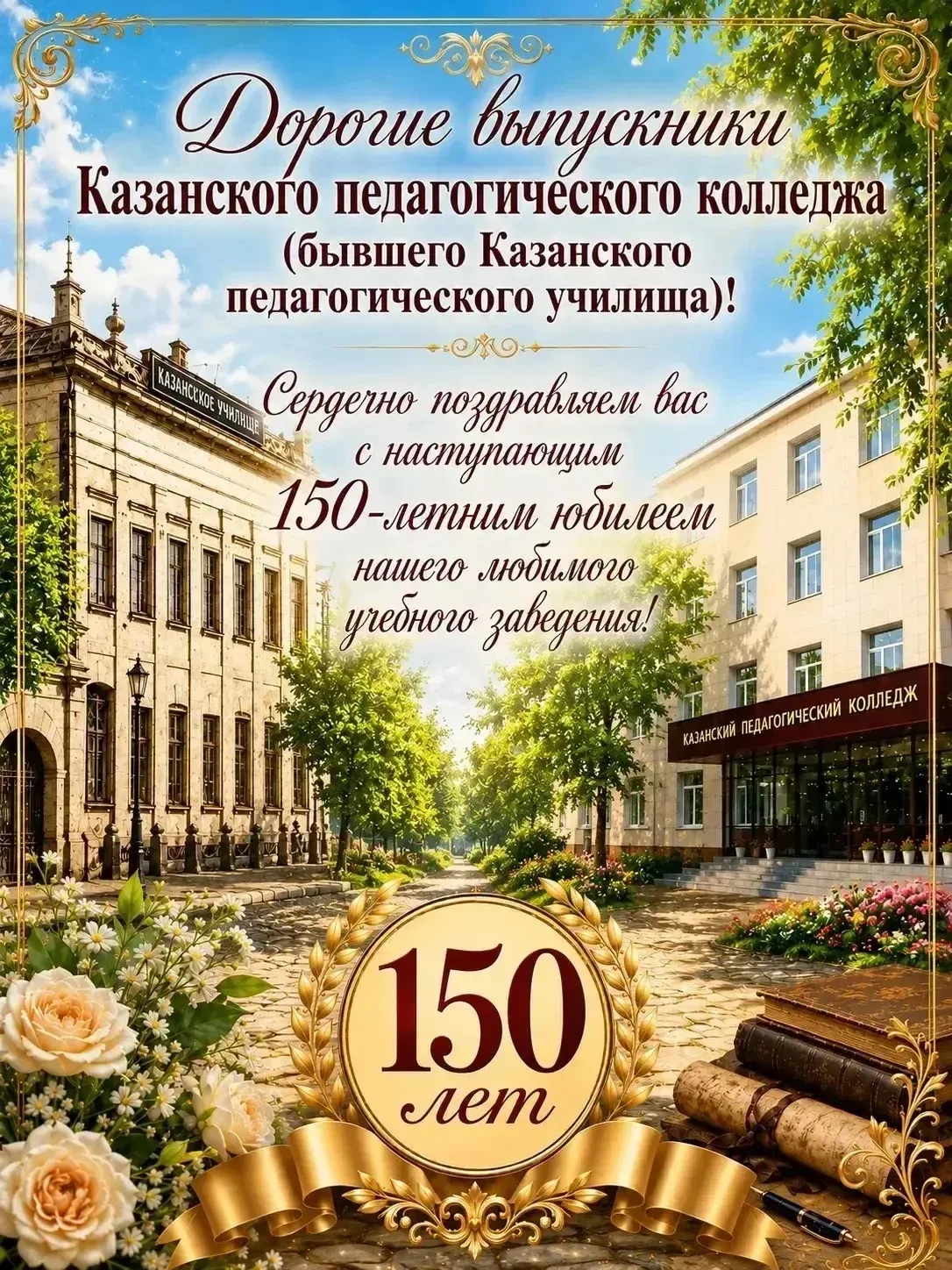 Дорогие выпускники Казанского педагогического колледжа 🎓 (бывшего Казанского педагогического училищ