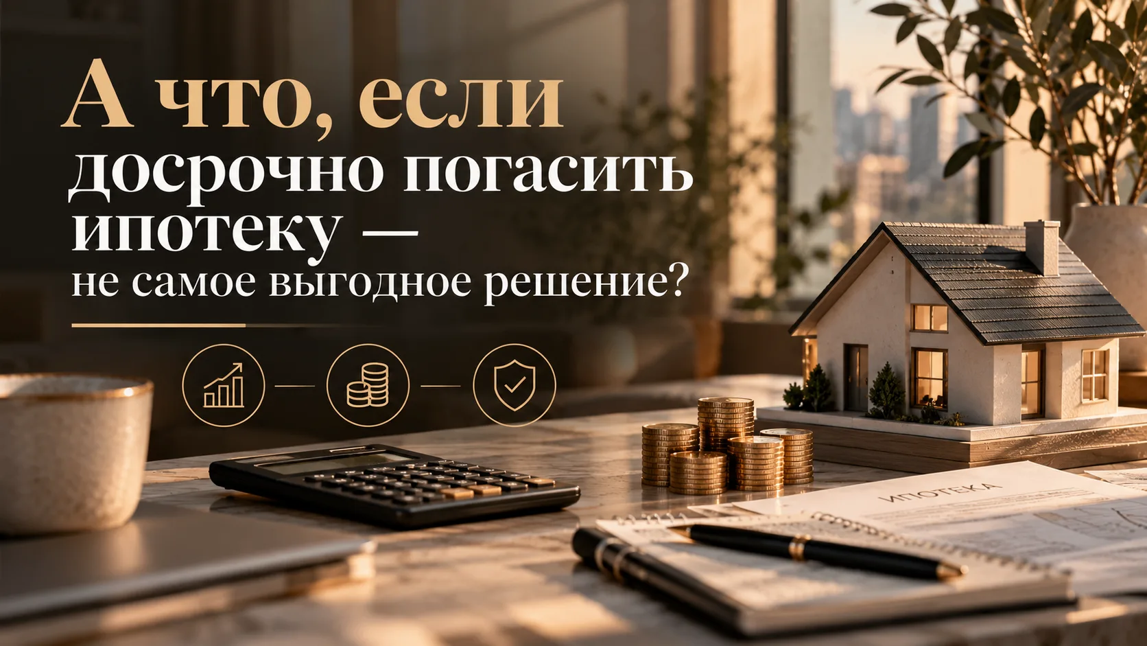 💸 А что, если досрочно погасить ипотеку — не самое выгодное решение?