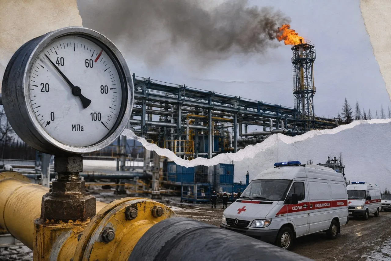 ⚡⚡⚡  При разрыве газовой трубы на Ковыкте в Приангарье погиб рабочий и пострадали семь ...