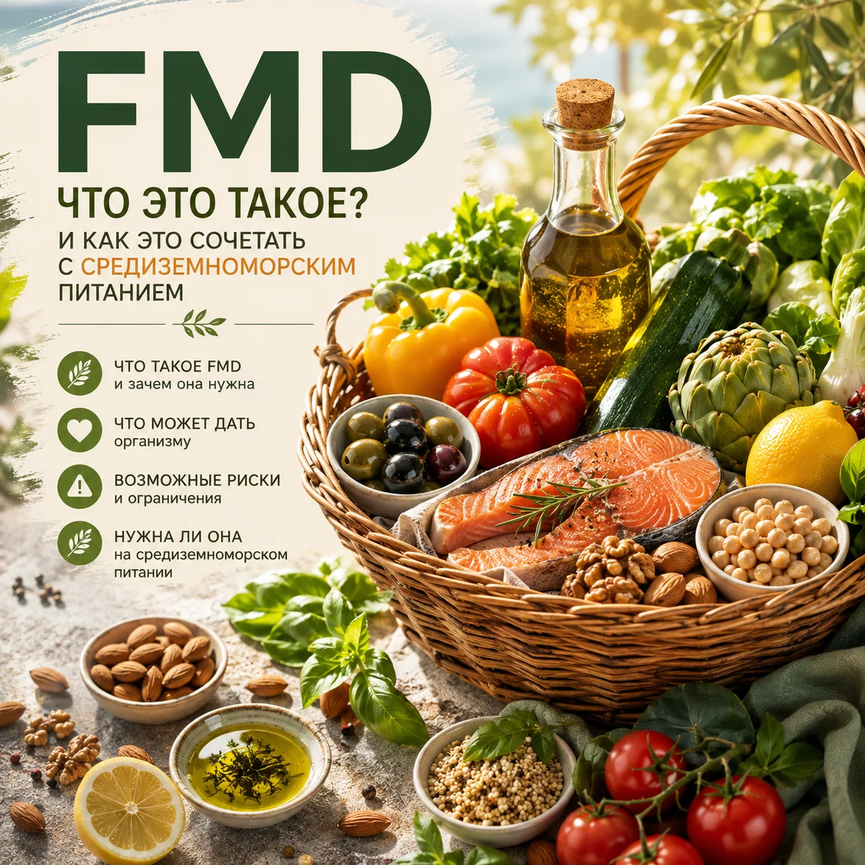 FMD: что это такое и нужна ли она при средиземноморском питании?