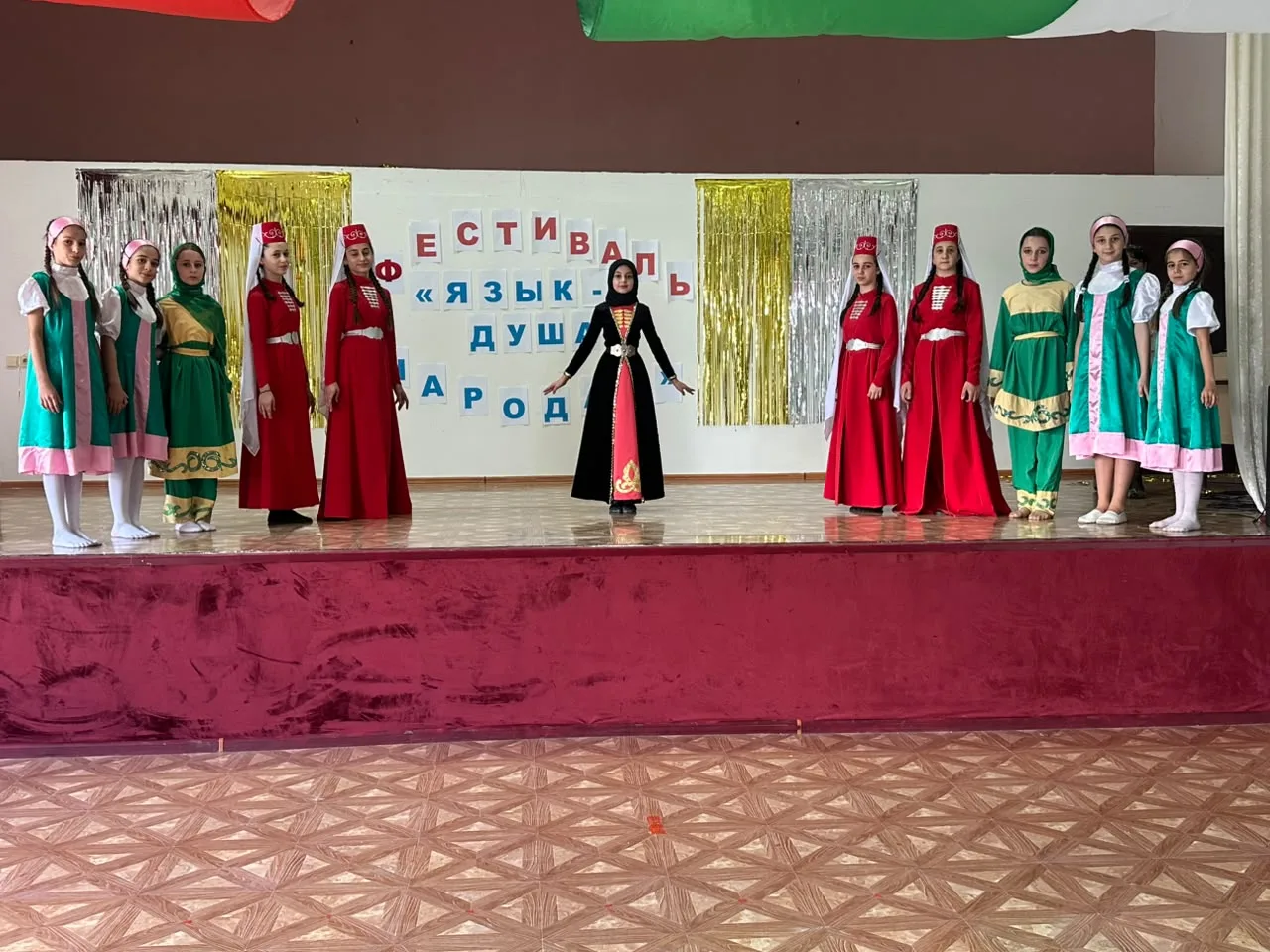 Сегодня, на базе «СОШ-ДС с.п. Алхасты», при активном сотрудничестве с Домом культуры с....