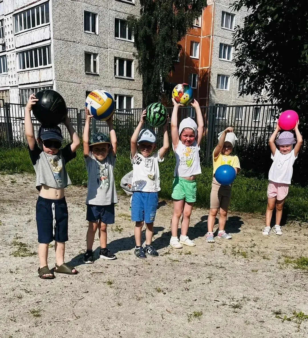 🏃‍♂️‍➡️⛹️В нашем детском саду провели развлекательное мероприятие «Мячи бывают разные» 
⚽️🎾🏀Ребят