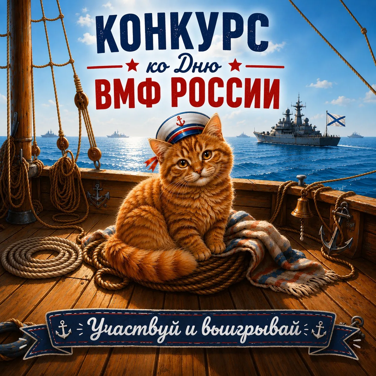 ⚓ Розыгрыш сертификата ко Дню ВМФ