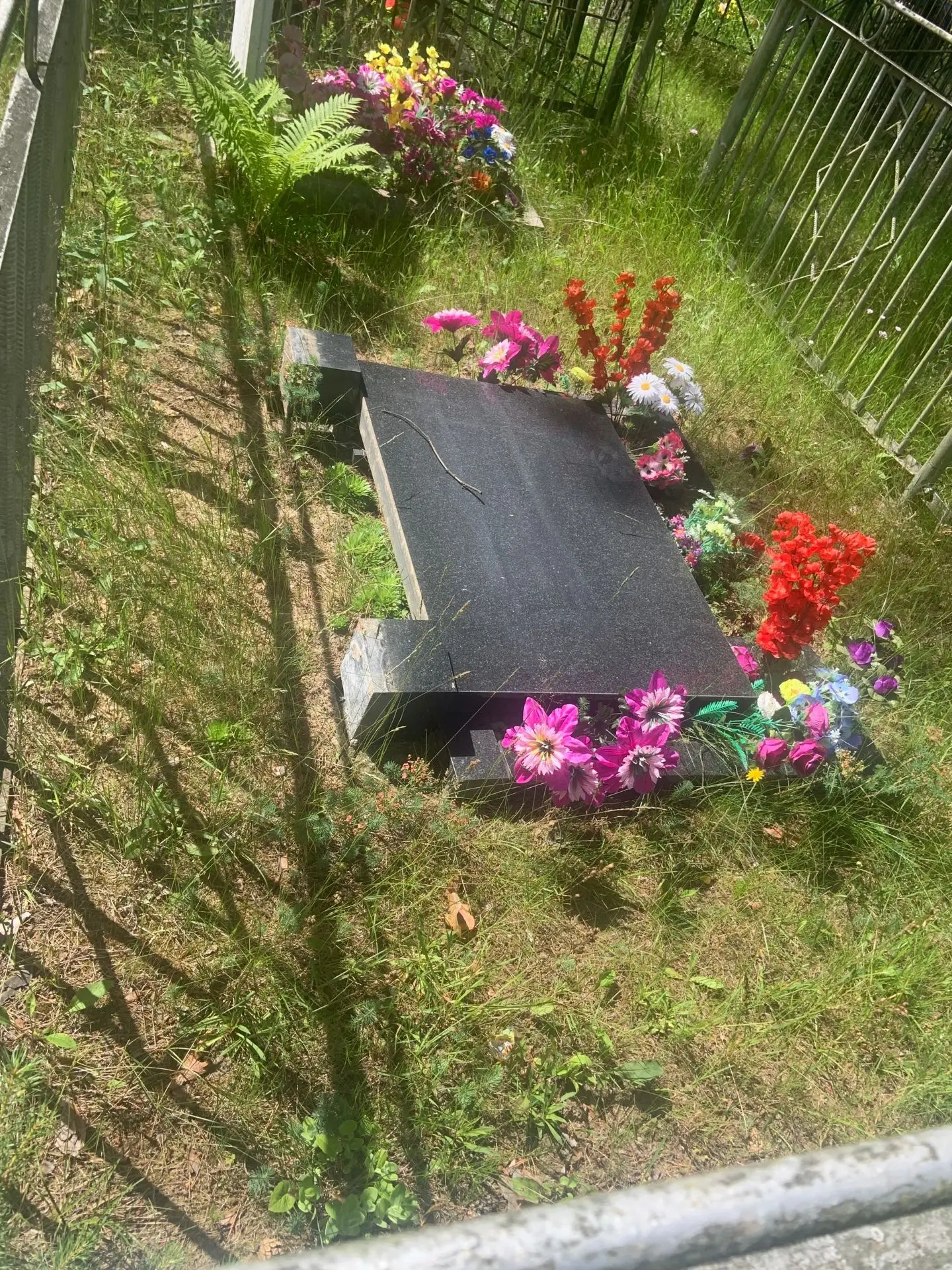 На кладбище в Досчатом вандалы повредили множество памятников: они разбиты и повалены, ...