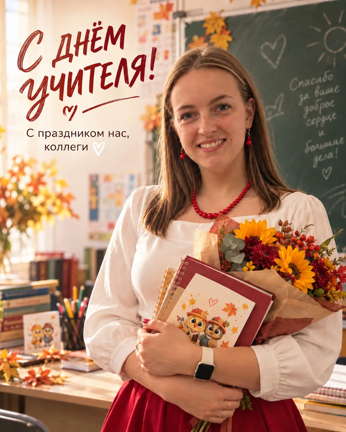 С Днём учителя, коллеги🤍