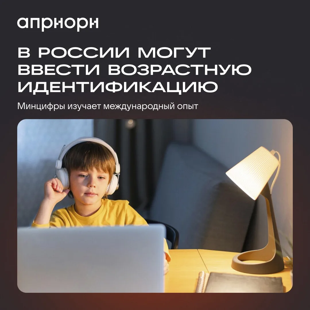 Минцифры рассматривает возможность внедрения механизмов возрастной идентификации на онлайн-платформа