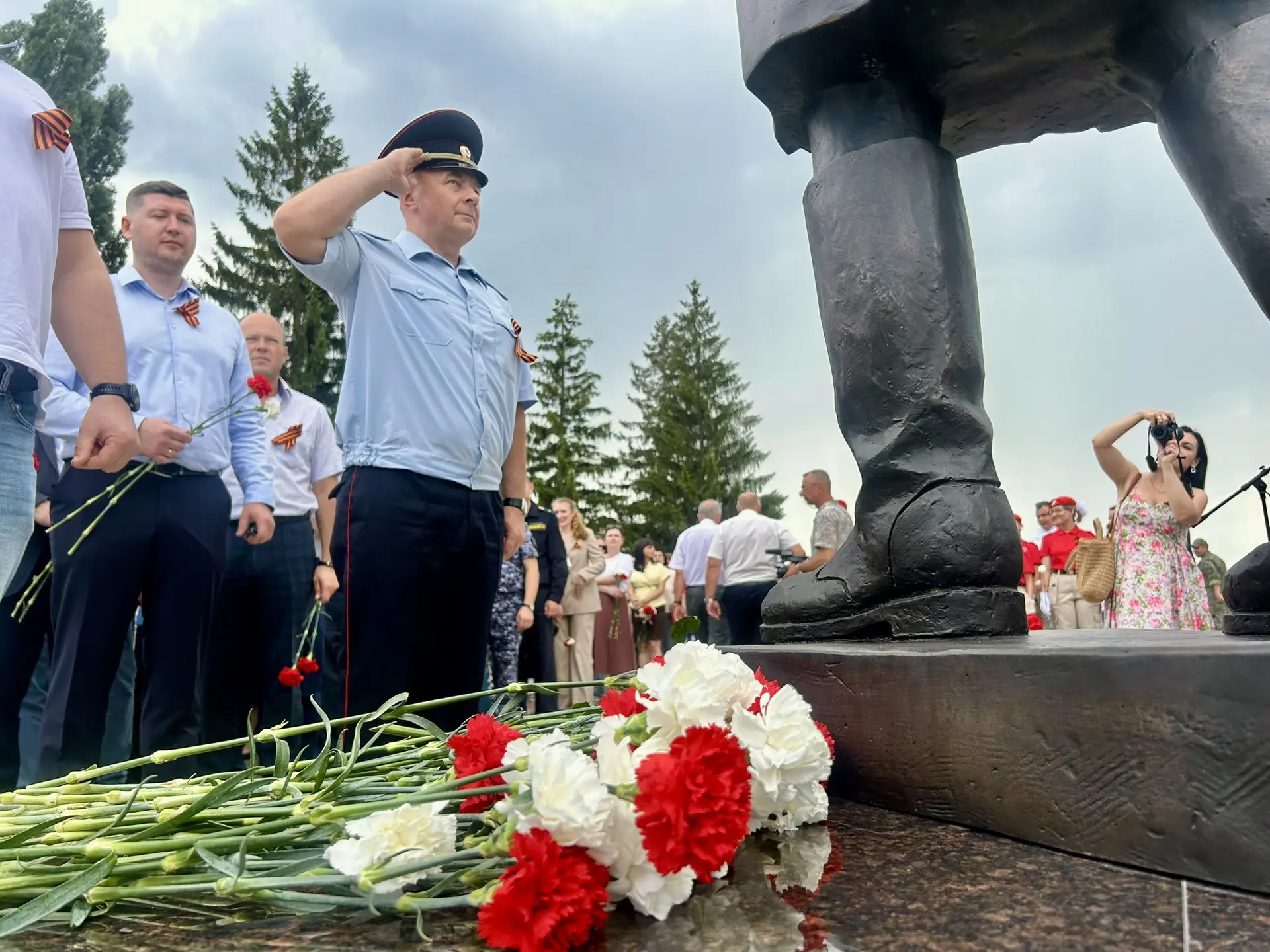 В Новой Усмани состоялось открытие памятника «Маруся»