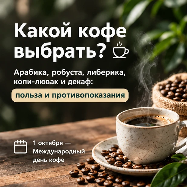 1 октября отмечается Международный день кофе ☕️В преддверии праздника рассказываем, чем...