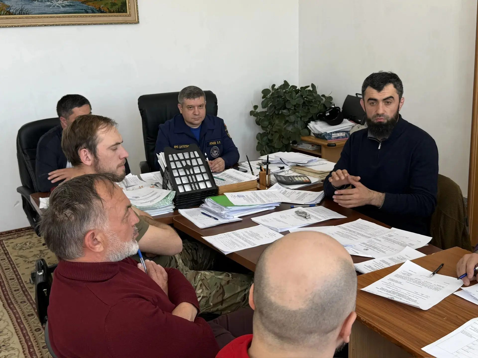 По поручению Министра МЧС Дагестана Наримана Казимагамедова, заместитель министра Эльдар Атаев посет